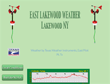 Tablet Screenshot of eastlakewoodweather.com